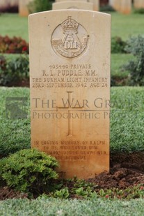 BEIRUT WAR CEMETERY - PUDDLE, RALPH LESLIE